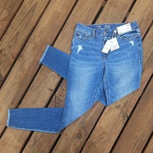 A.N.A Blue Skinny Jeans with Stretch